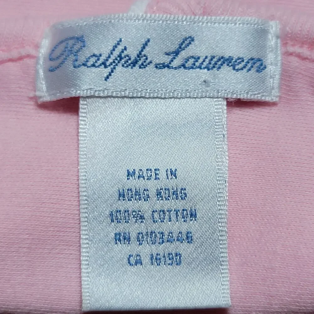 Ralph Lauren Pink Baby Blanket 26